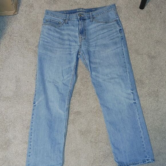Men's Goodfellow Straight Jeans  - Picture 1 of 3